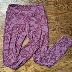 Lularoe OS Purple Leggings